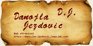 Danojla Jezdović vizit kartica